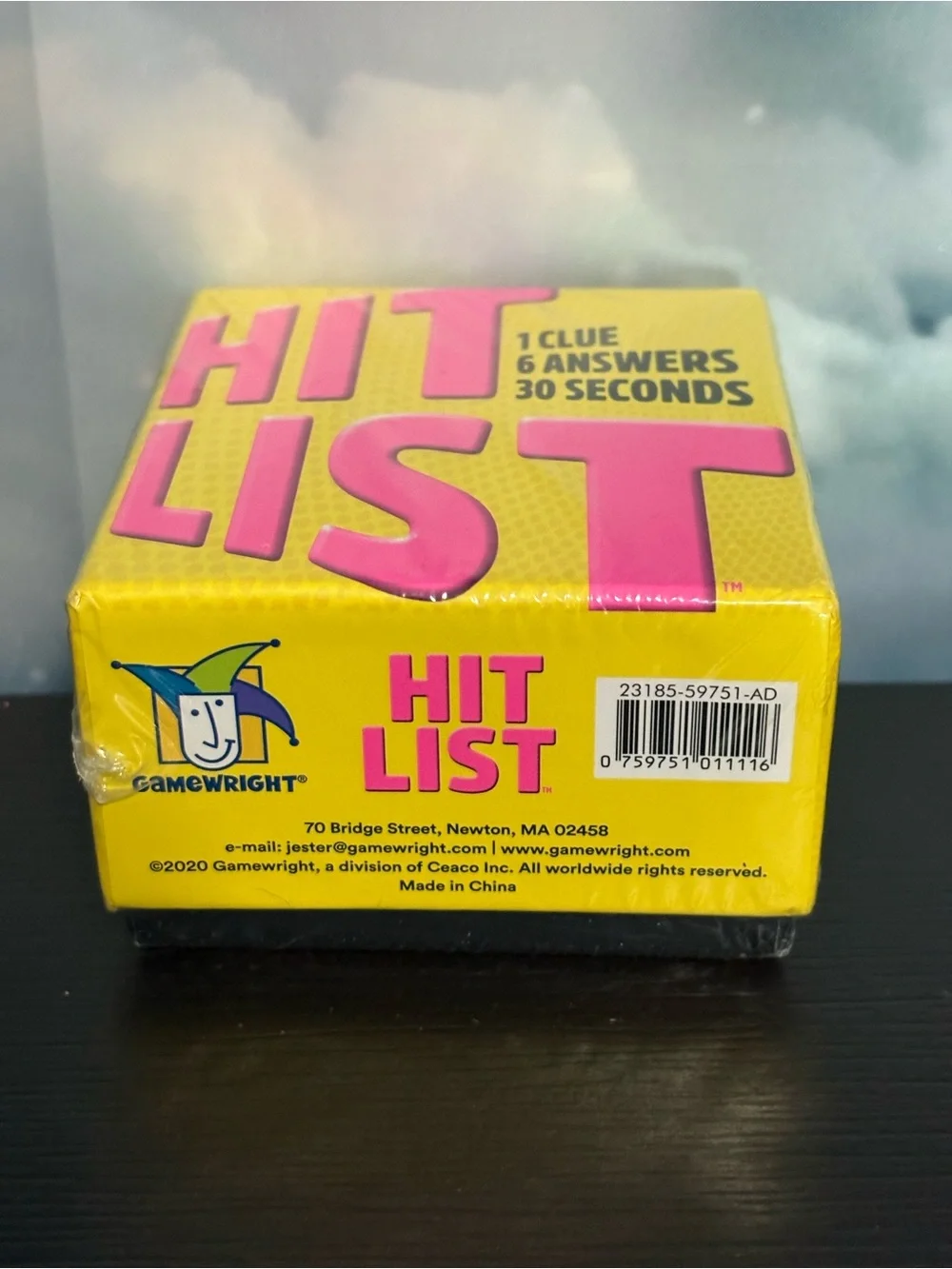 Hit List Party Game: 1 Clue, 6 Answers, 30 seconds. New. Sealed.